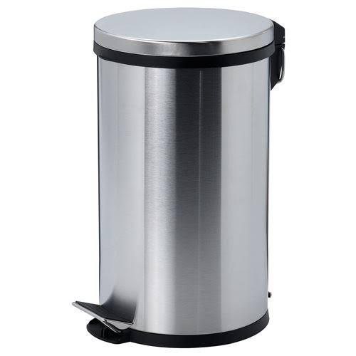 Pedallı Metal Çöp Kovası 10 L